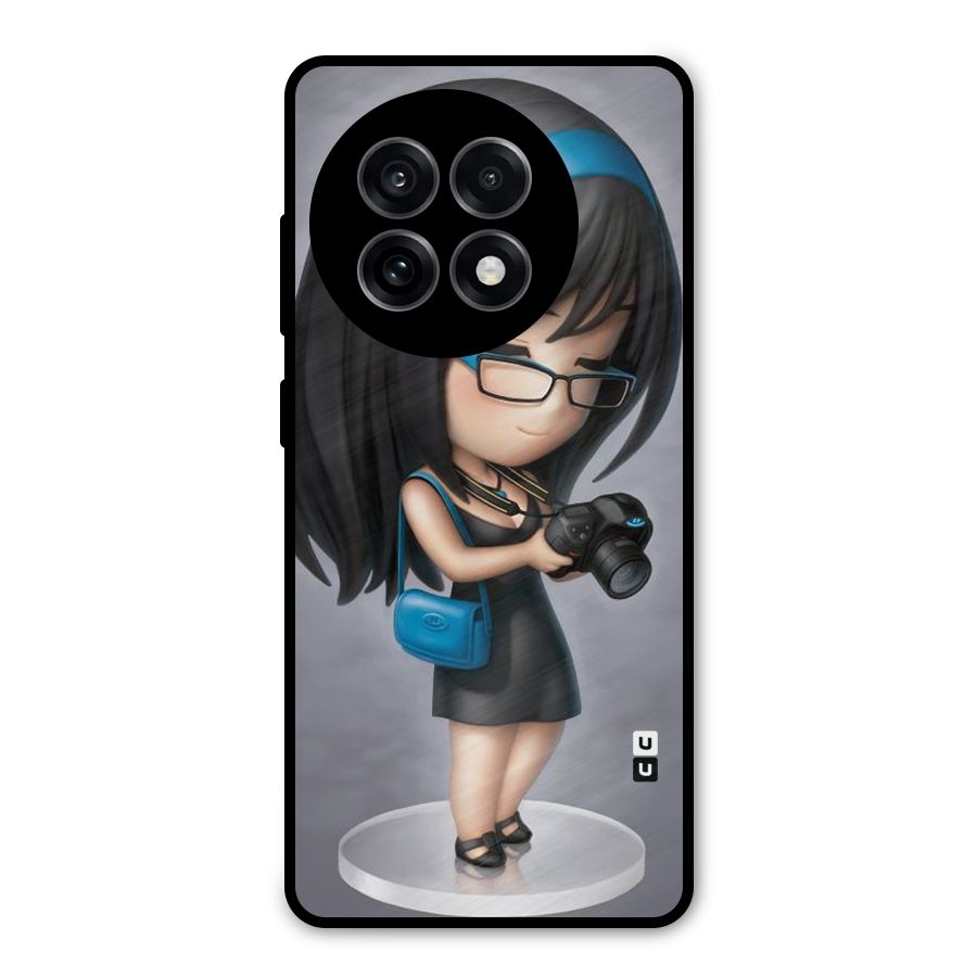 Girl With Camera Metal Back Case for OnePlus 13R