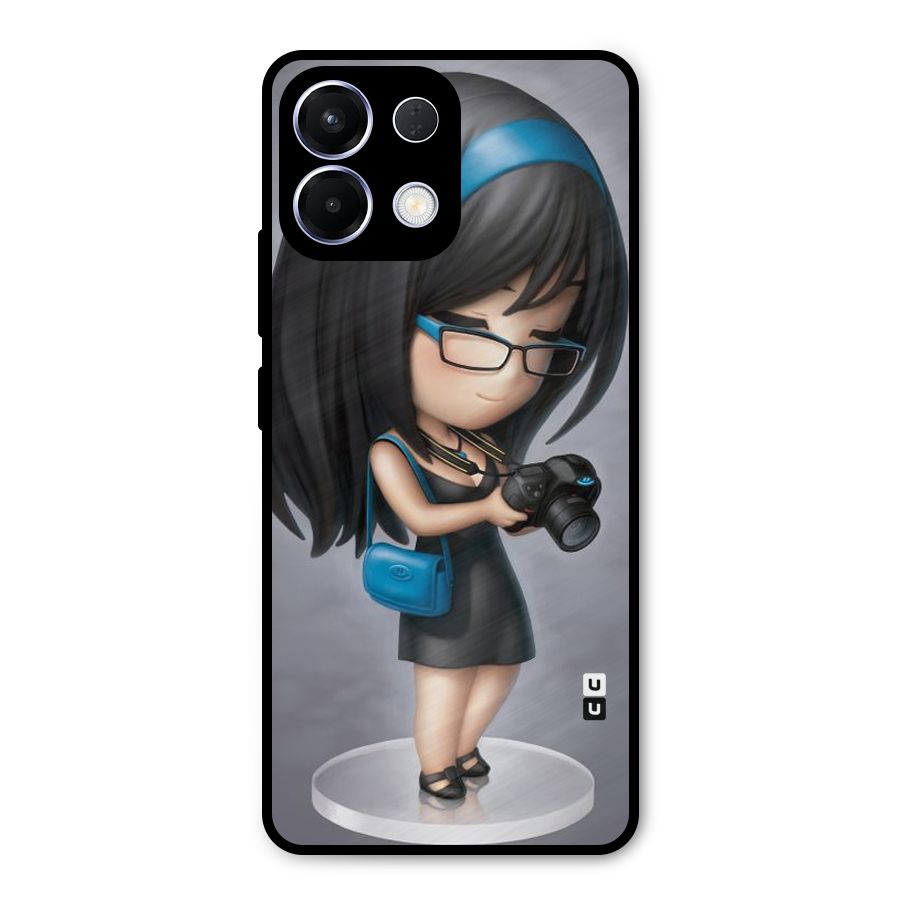 Girl With Camera Metal Back Case for Oppo K13