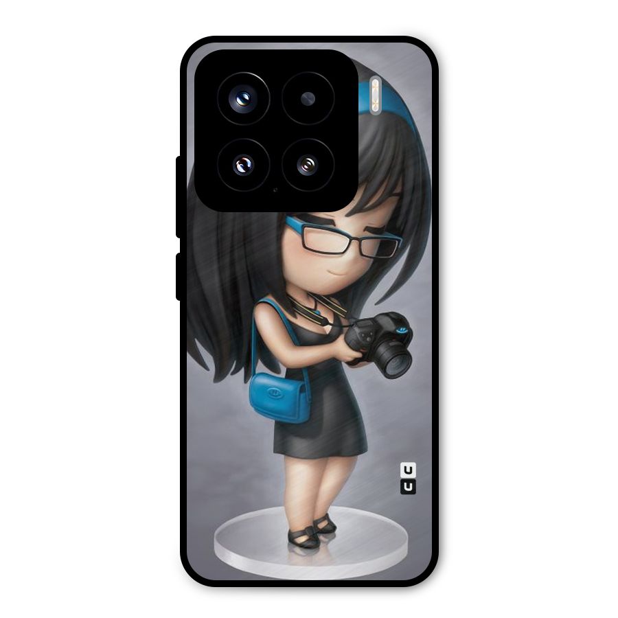 Girl With Camera Metal Back Case for Xiaomi 15