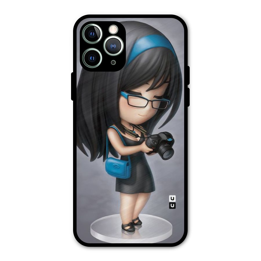 Girl With Camera Metal Back Case for iPhone 11 Pro Max