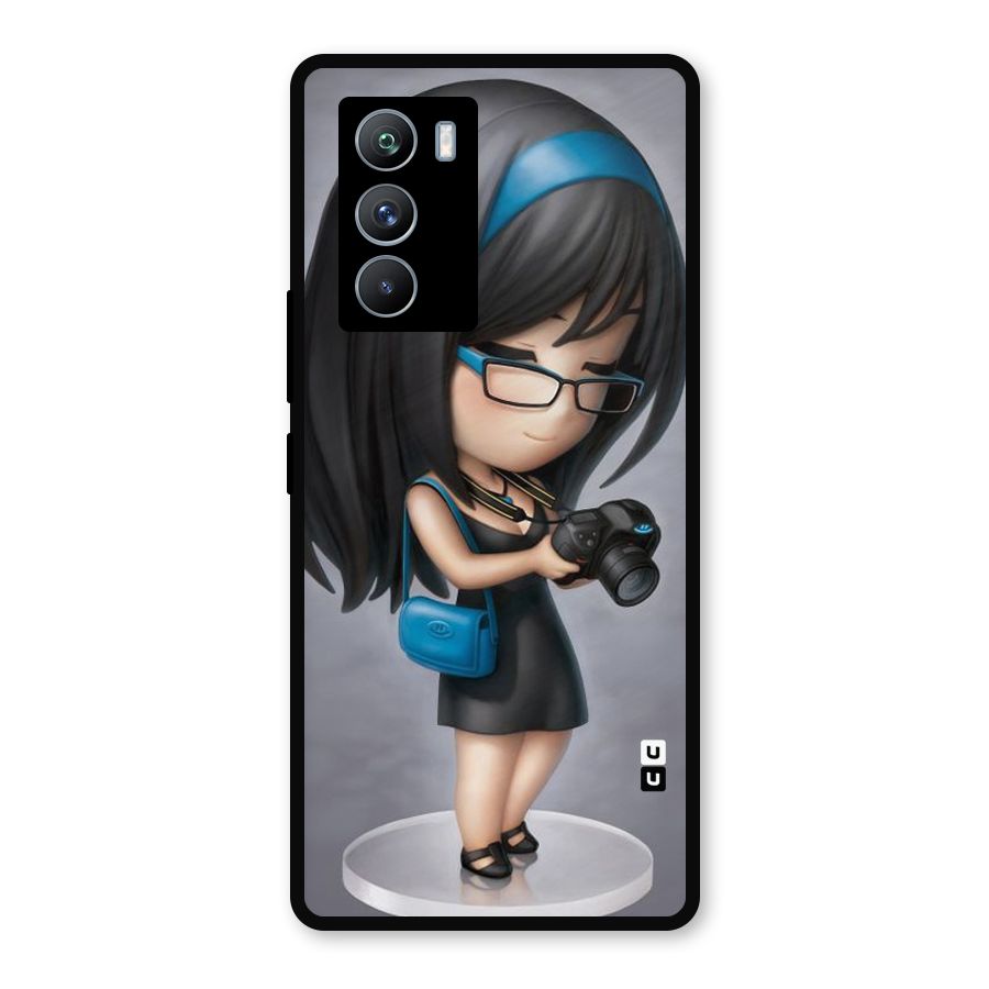 Girl With Camera Metal Back Case for iQOO 9 SE