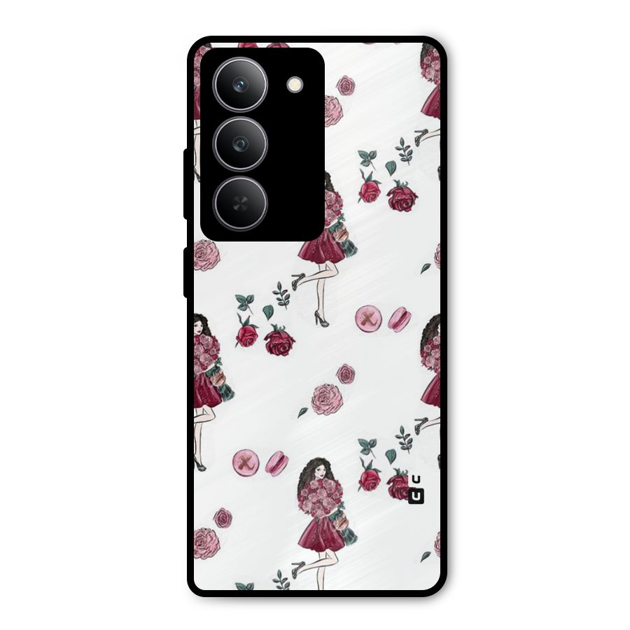 Girl With Flowers Metal Back Case for Realme P3x