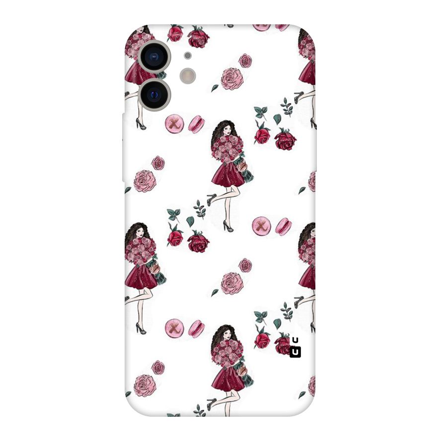 Girl With Flowers Original Polycarbonate Back Case for iPhone 11