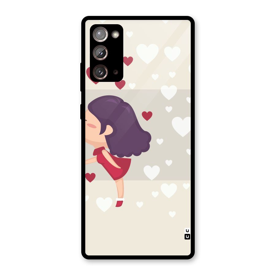 Girl in Love Glass Back Case for Galaxy Note 20