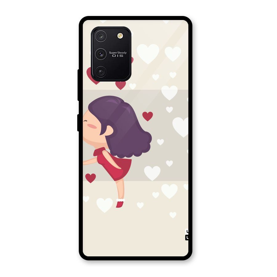 Girl in Love Glass Back Case for Galaxy S10 Lite