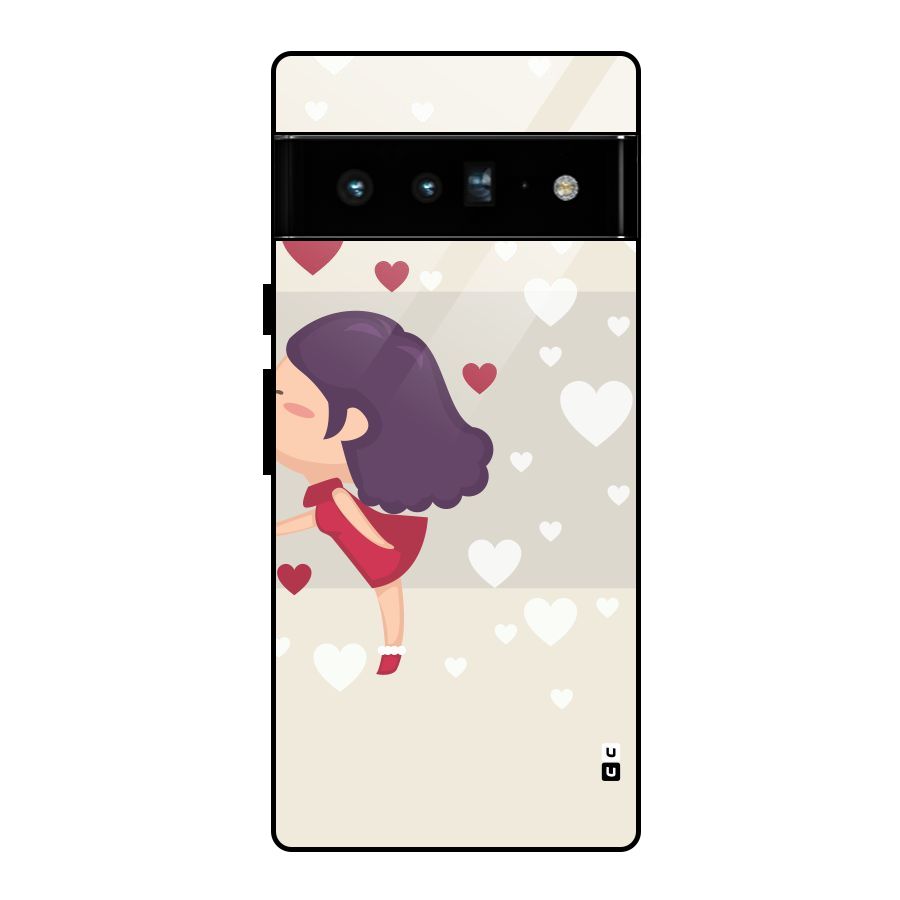 Girl in Love Glass Back Case for Google Pixel 6 Pro