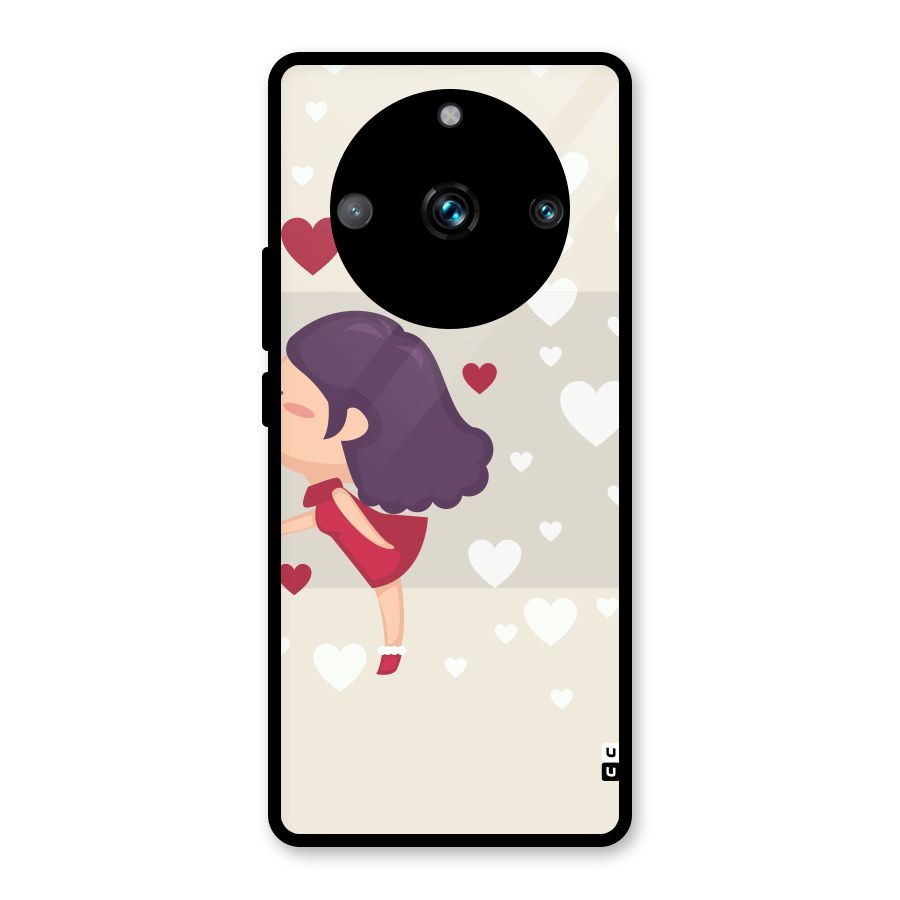Girl in Love Glass Back Case for Realme Narzo 60 Pro