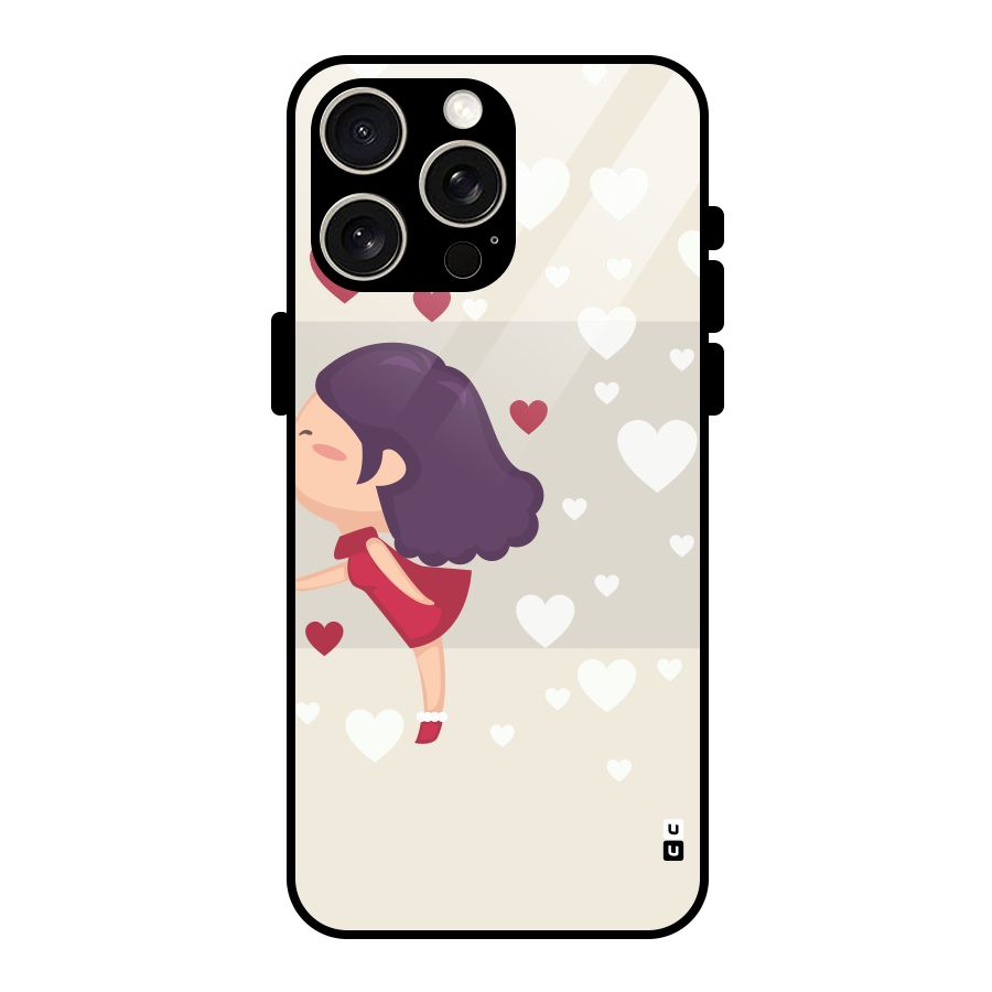 Girl in Love Glass Back Case for iPhone 15 Pro Max