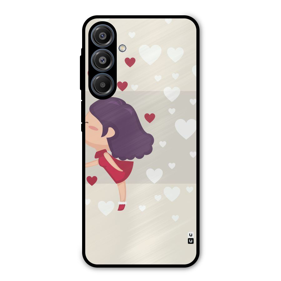 Girl in Love Metal Back Case for Galaxy A16 5G