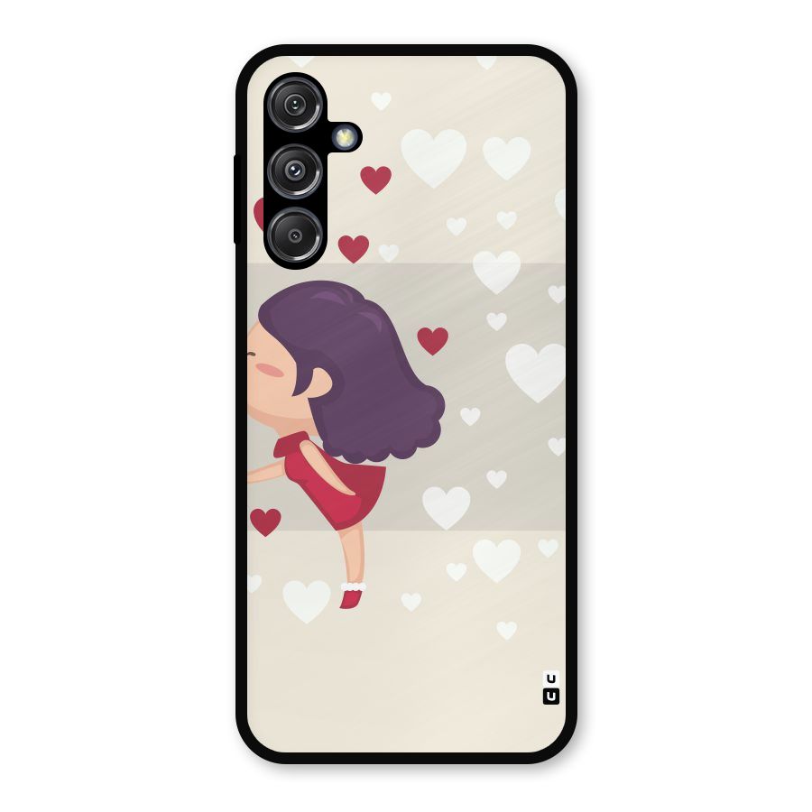 Girl in Love Metal Back Case for Galaxy M34 5G