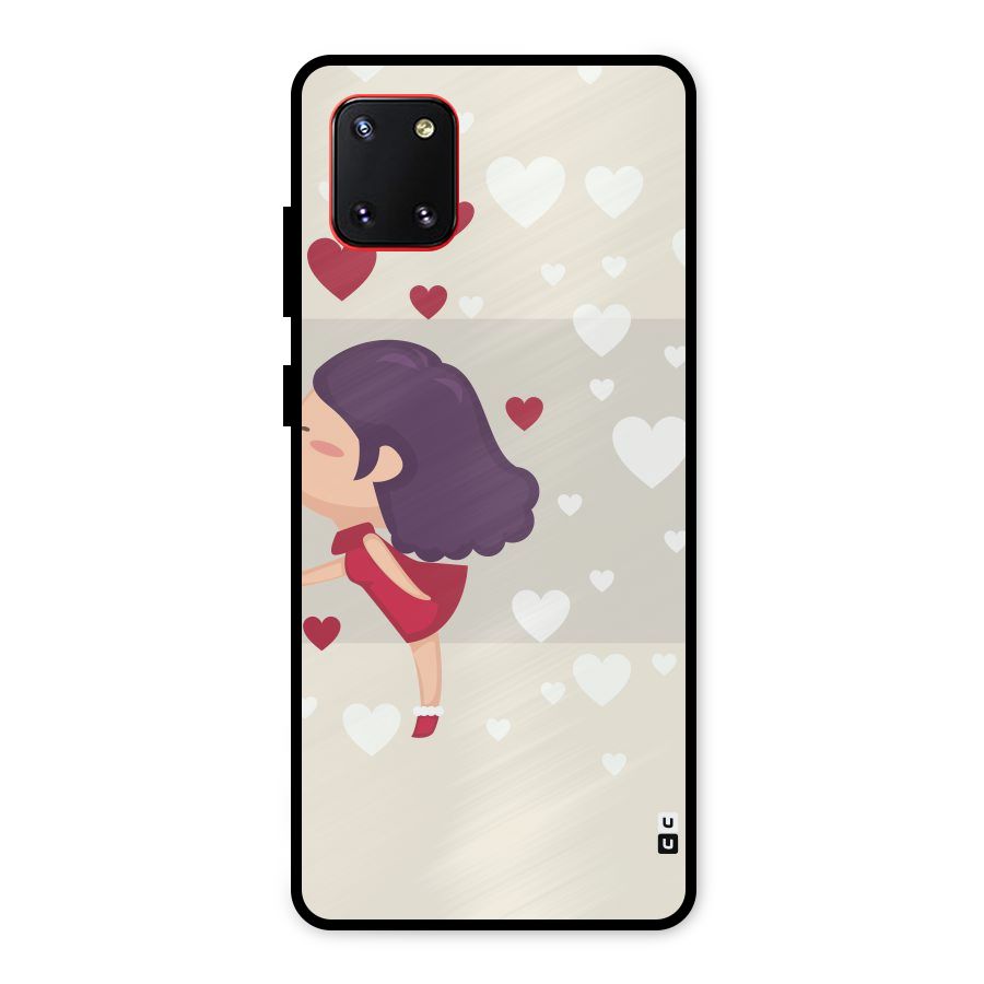 Girl in Love Metal Back Case for Galaxy Note 10 Lite