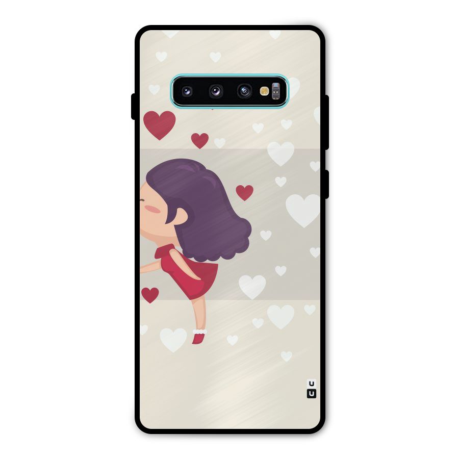 Girl in Love Metal Back Case for Galaxy S10 Plus