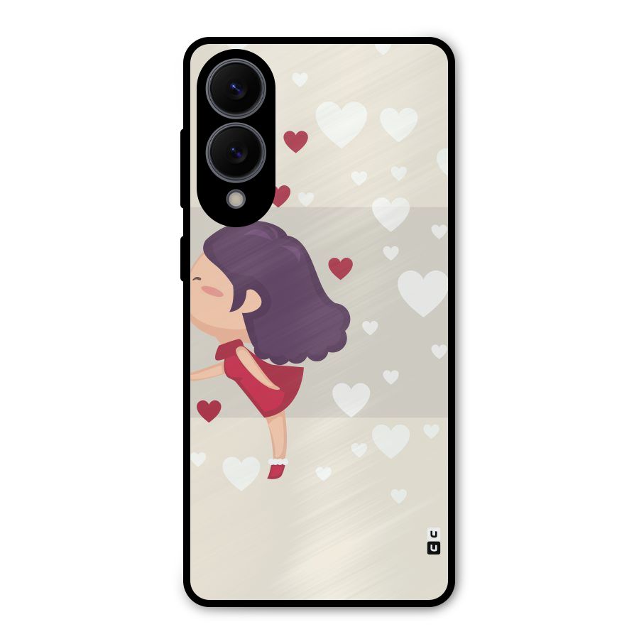 Girl in Love Metal Back Case for Galaxy S25 Edge