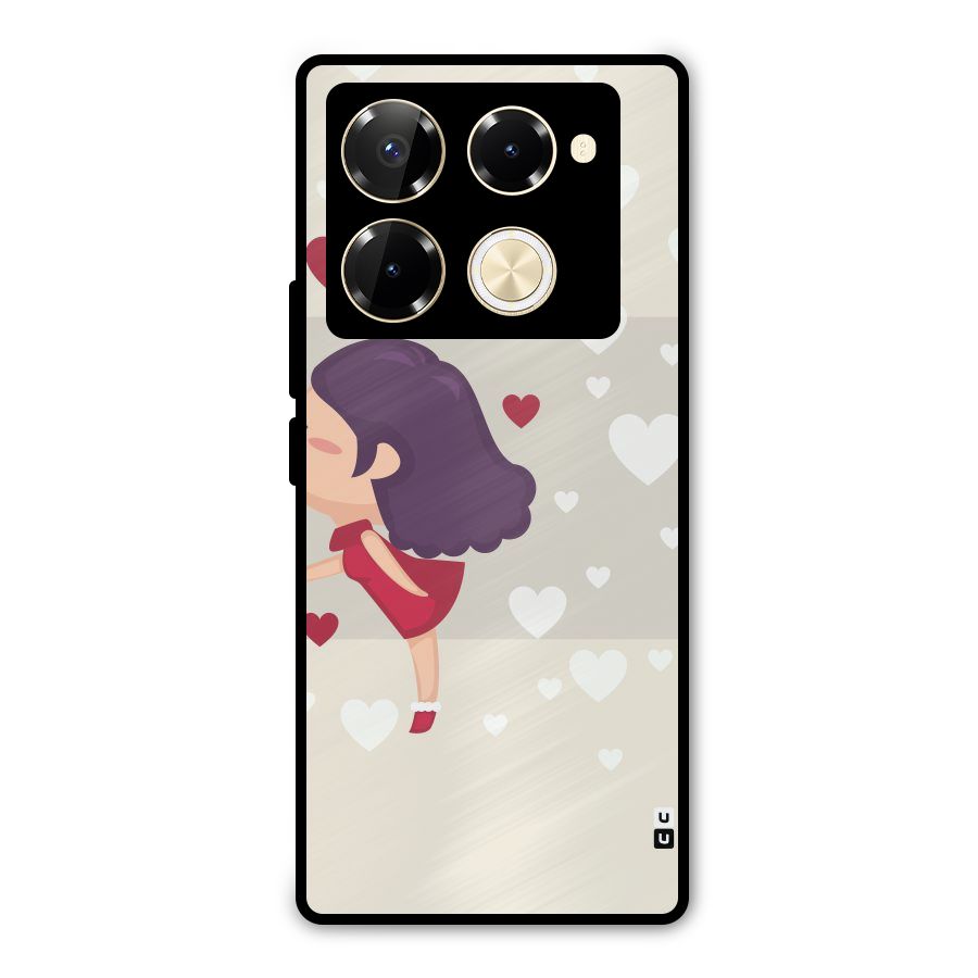 Girl in Love Metal Back Case for Infinix Note 40 Pro