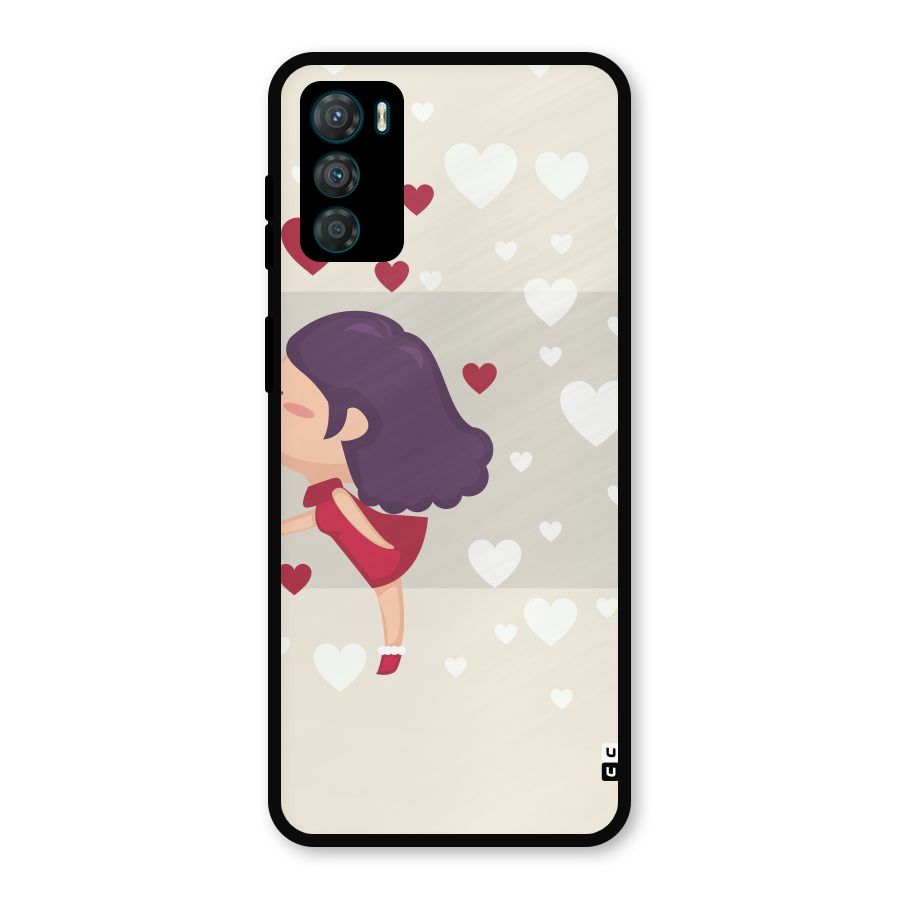 Girl in Love Metal Back Case for Moto G42