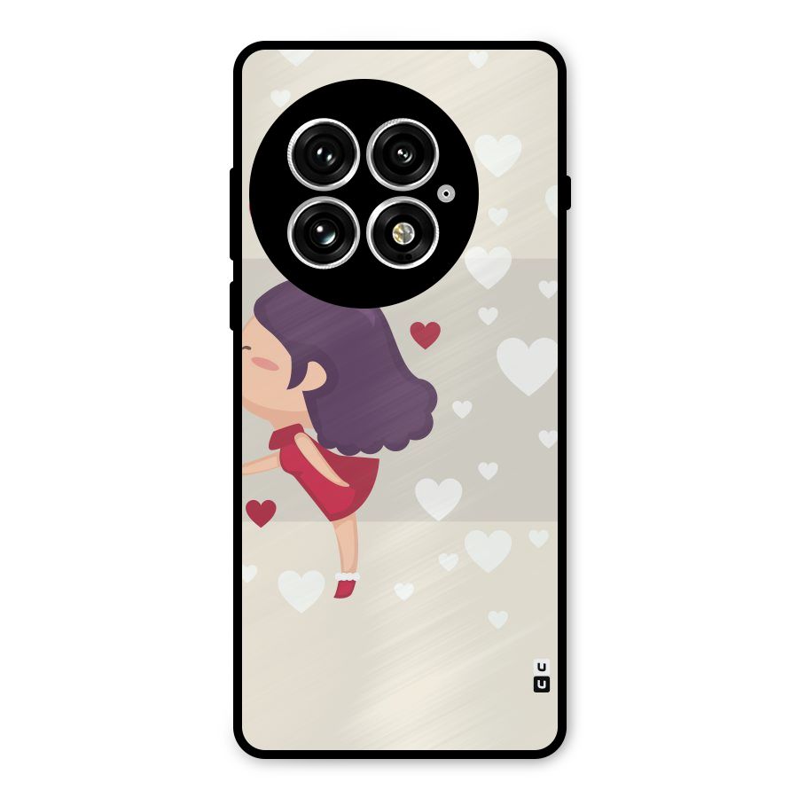 Girl in Love Metal Back Case for OnePlus 13