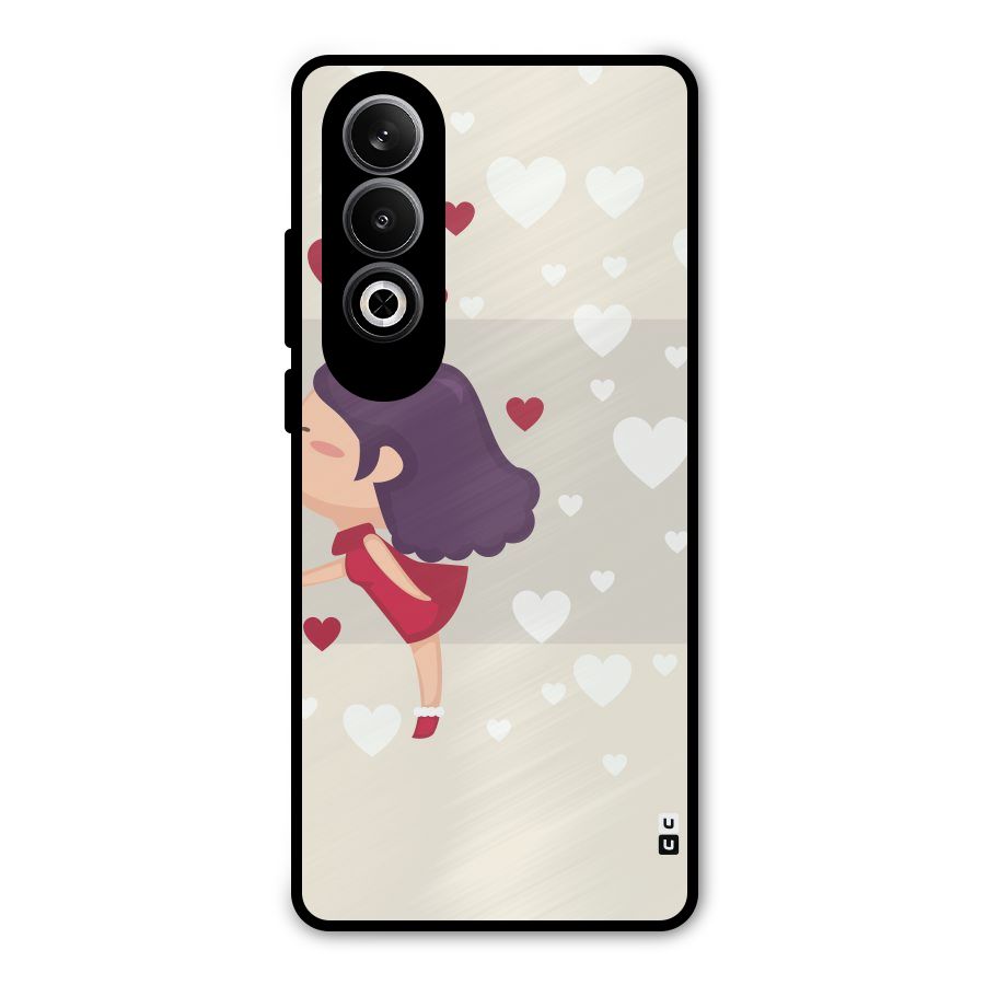 Girl in Love Metal Back Case for OnePlus Nord CE4