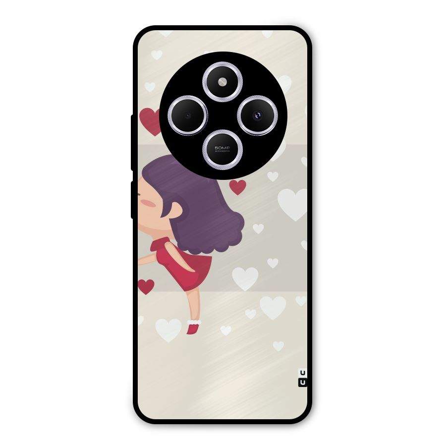 Girl in Love Metal Back Case for Poco C75 5G