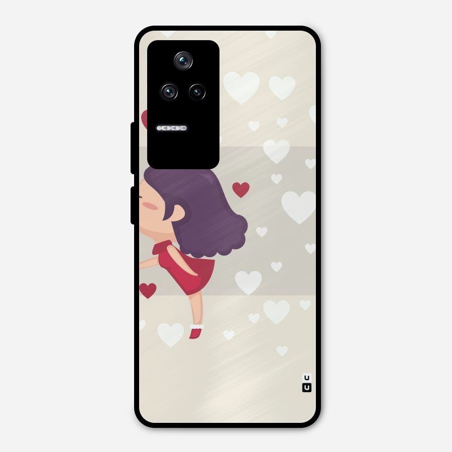 Girl in Love Metal Back Case for Poco F4 5G