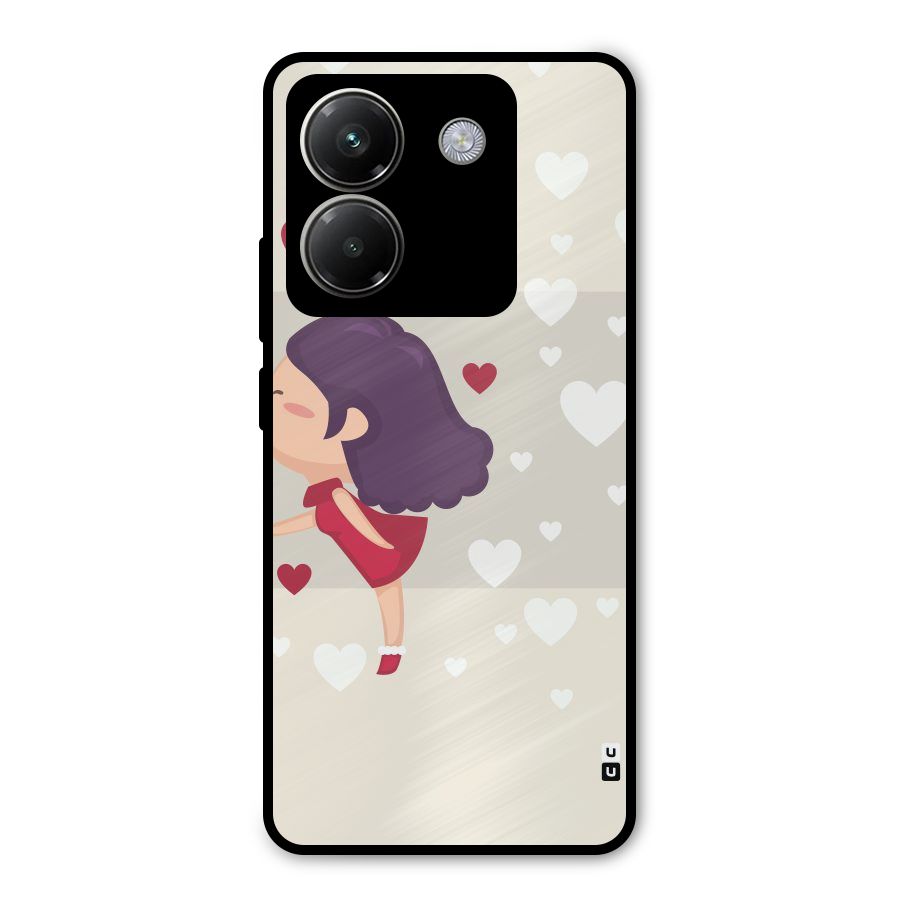 Girl in Love Metal Back Case for Poco M7 Pro 5G
