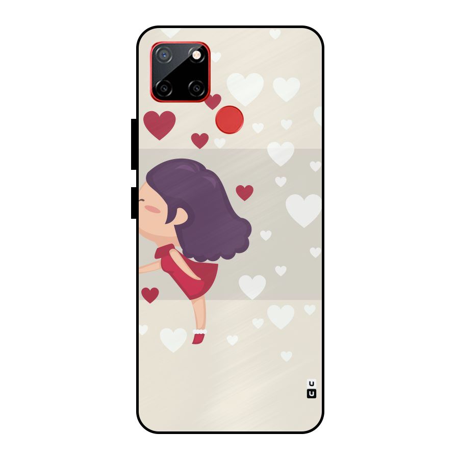 Girl in Love Metal Back Case for Realme C12