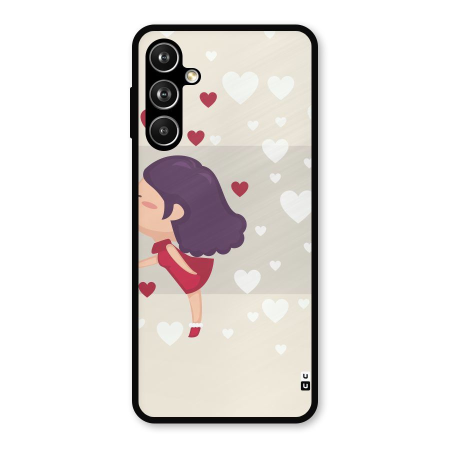 Girl in Love Metal Back Case for Samsung Galaxy M54