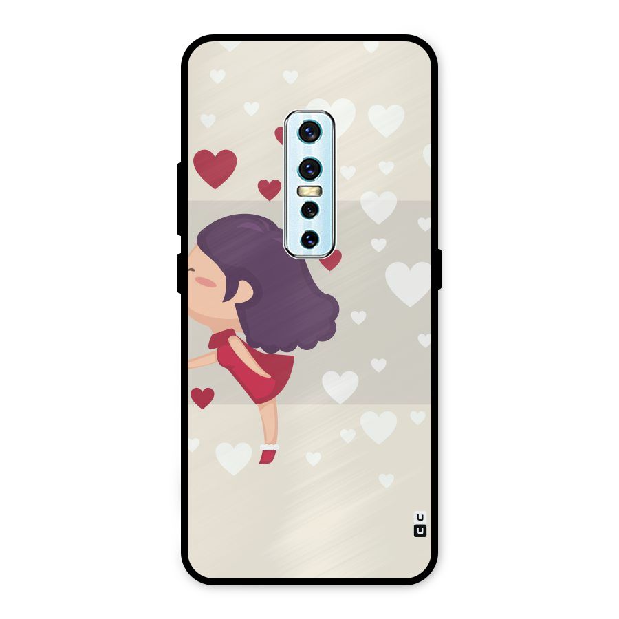 Girl in Love Metal Back Case for Vivo V17 Pro