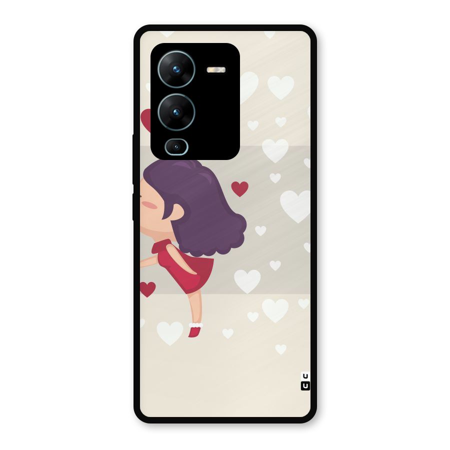 Girl in Love Metal Back Case for Vivo V25 Pro