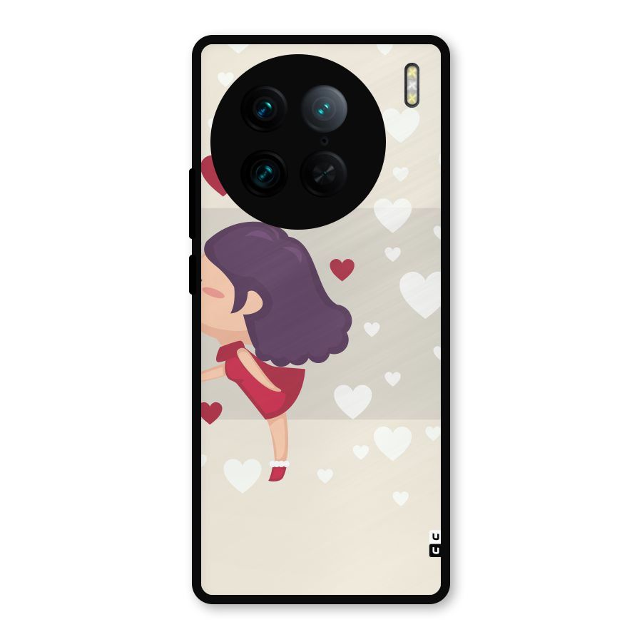 Girl in Love Metal Back Case for Vivo X90 Pro