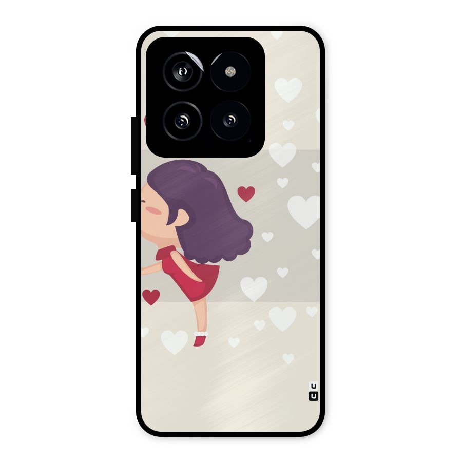 Girl in Love Metal Back Case for Xiaomi 14