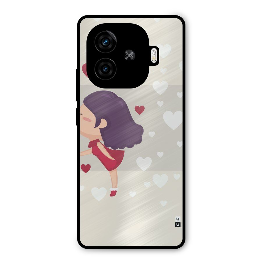 Girl in Love Metal Back Case for iQOO Neo 10R