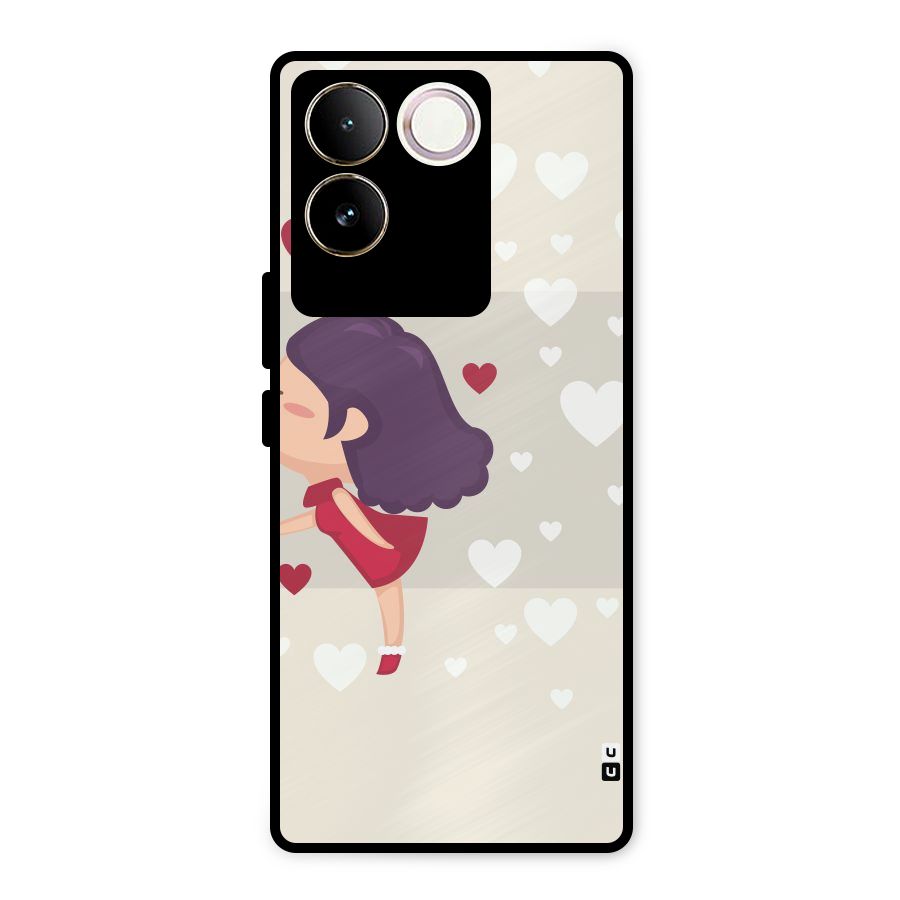 Girl in Love Metal Back Case for iQOO Z7 Pro