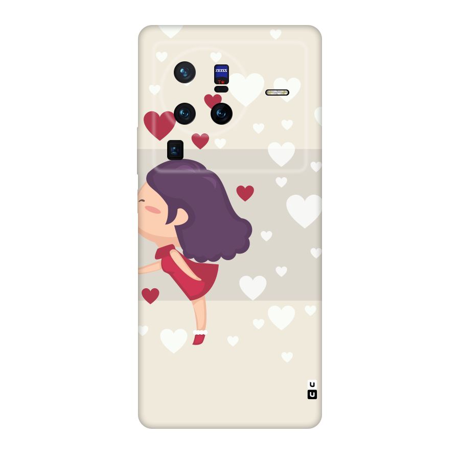 Girl in Love Original Polycarbonate Back Case for Vivo X80
