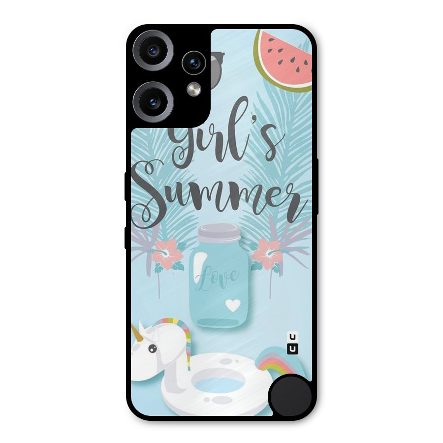 Girls Summer Metal Back Case for Nothing CMF Phone 2 Pro