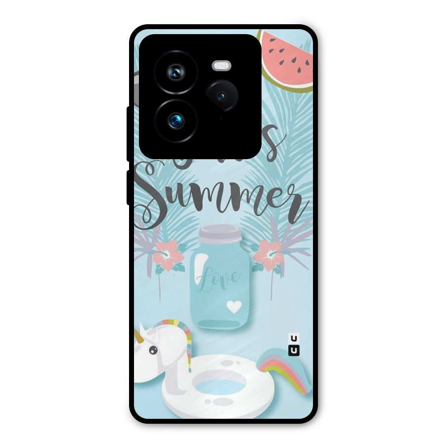 Girls Summer Metal Back Case for Realme GT 7 Pro