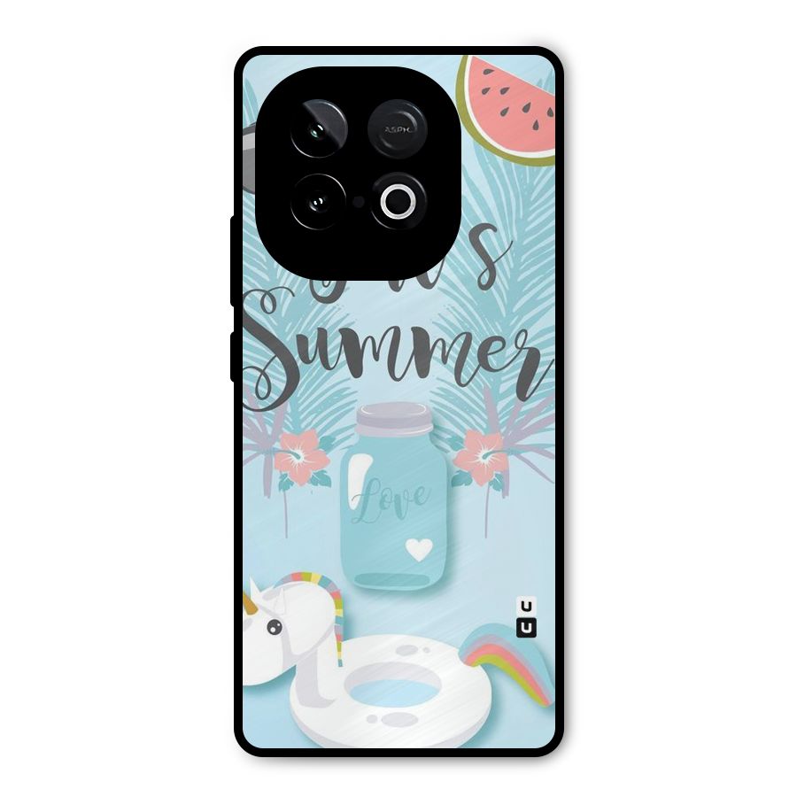 Girls Summer Metal Back Case for iQOO Neo 10