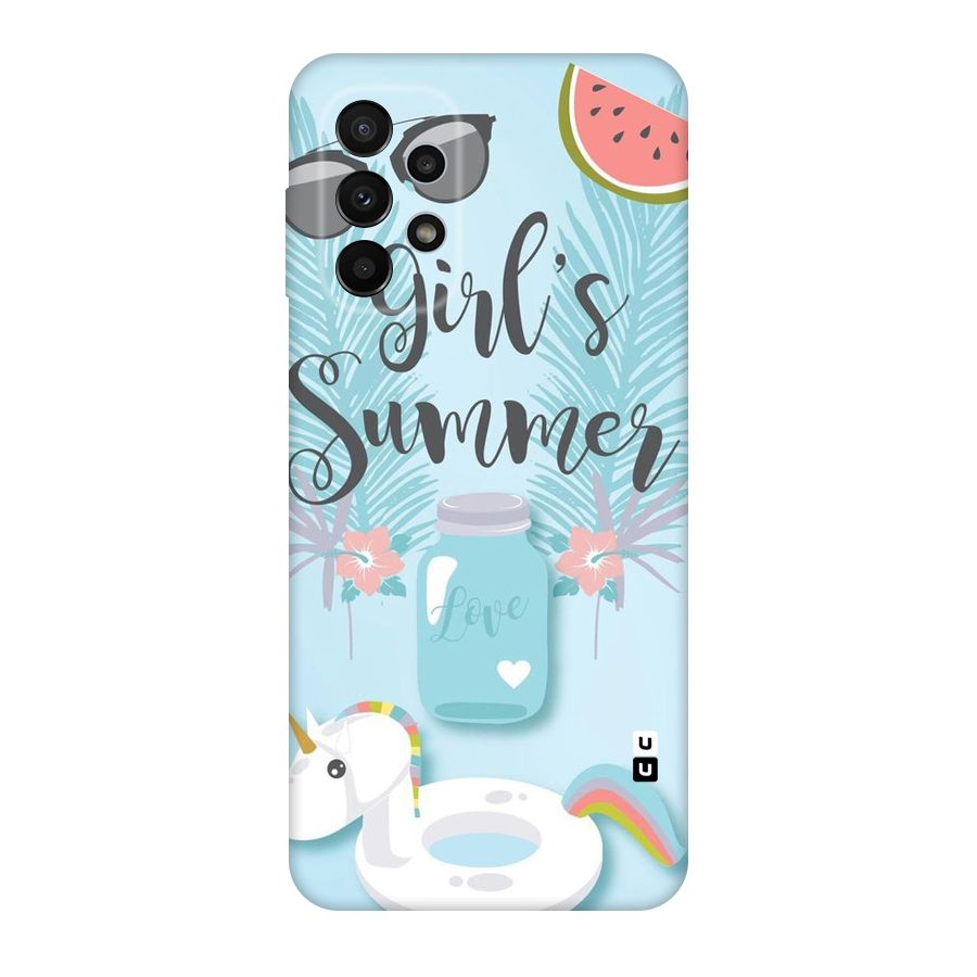 Girls Summer Original Polycarbonate Back Case for Galaxy A23