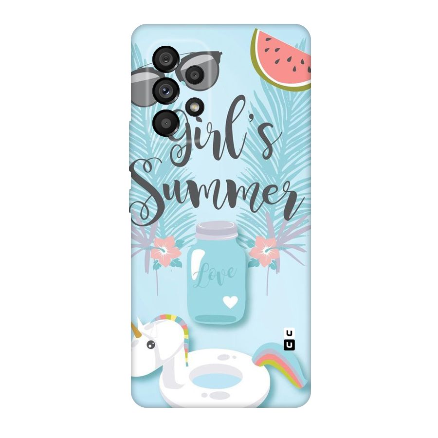 Girls Summer Original Polycarbonate Back Case for Galaxy A53 5G