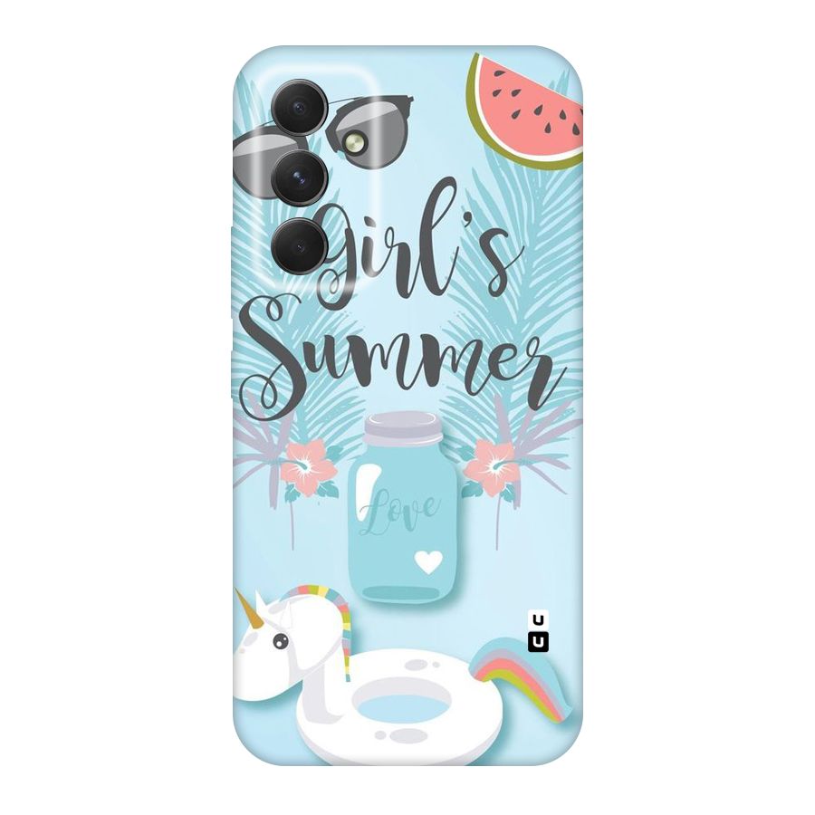 Girls Summer Original Polycarbonate Back Case for Galaxy A54