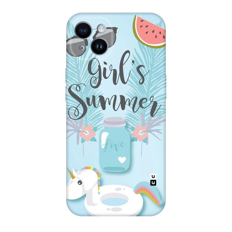 Girls Summer Original Polycarbonate Back Case for iPhone 14