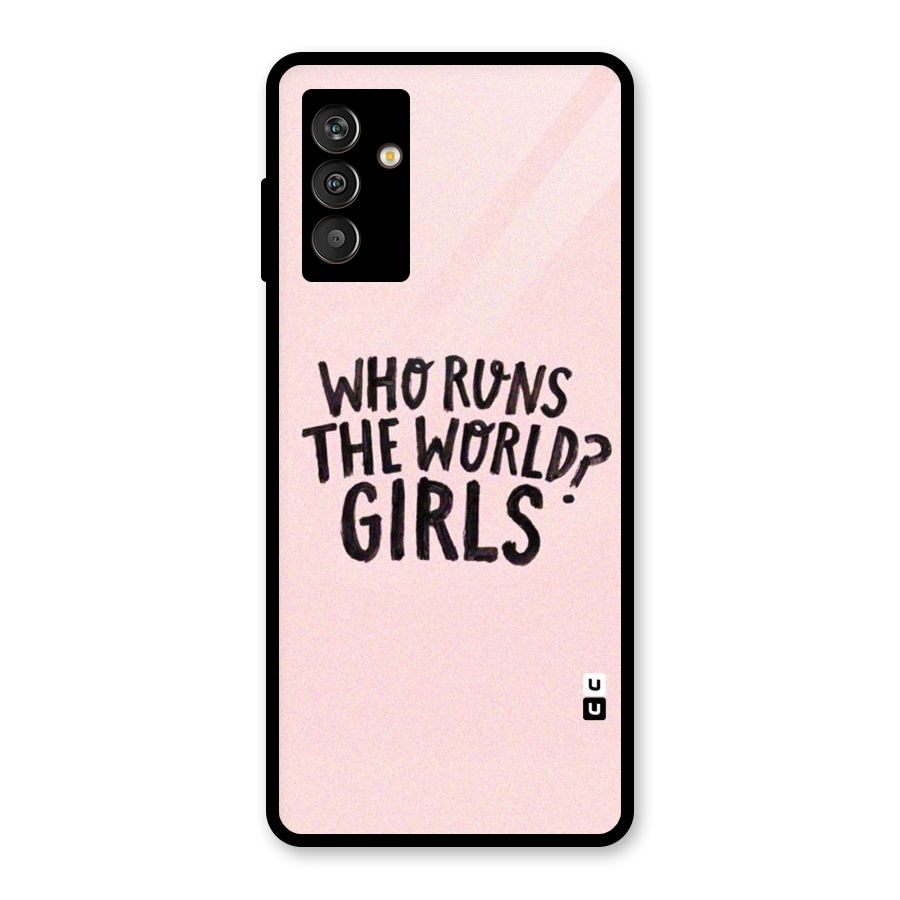 Girls World Glass Back Case for Galaxy M13