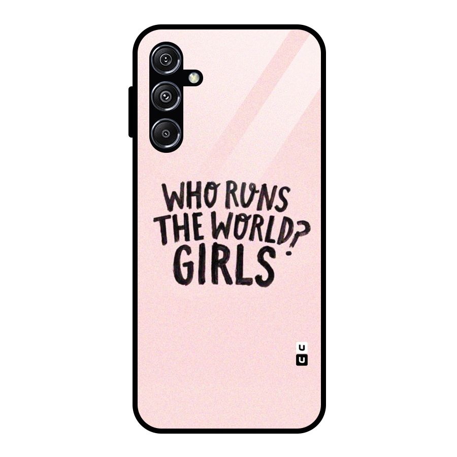 Girls World Glass Back Case for Galaxy M34 5G