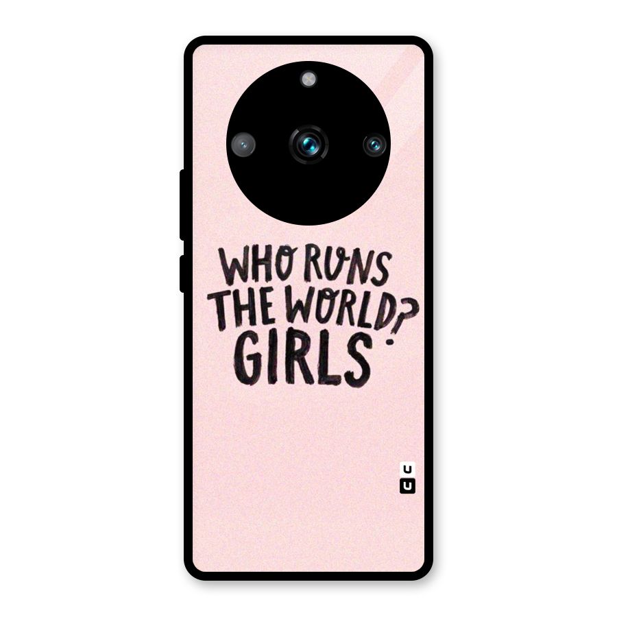 Girls World Glass Back Case for Realme 11 Pro