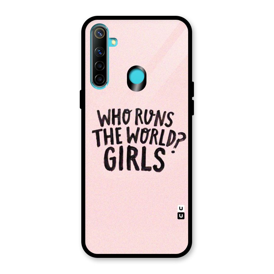 Girls World Glass Back Case for Realme Narzo 10