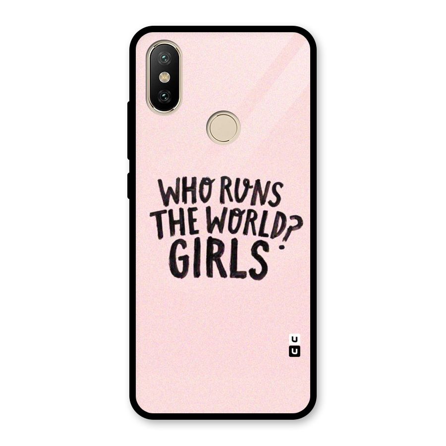 Girls World Glass Back Case for Redmi A2