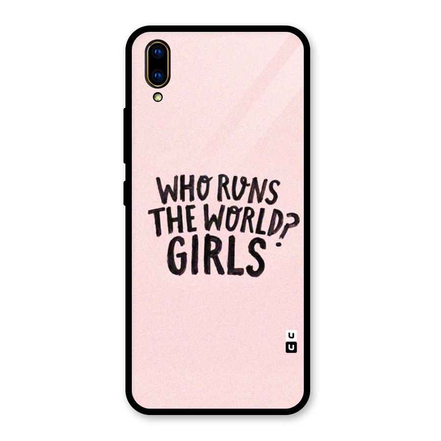 Girls World Glass Back Case for Vivo V11 Pro