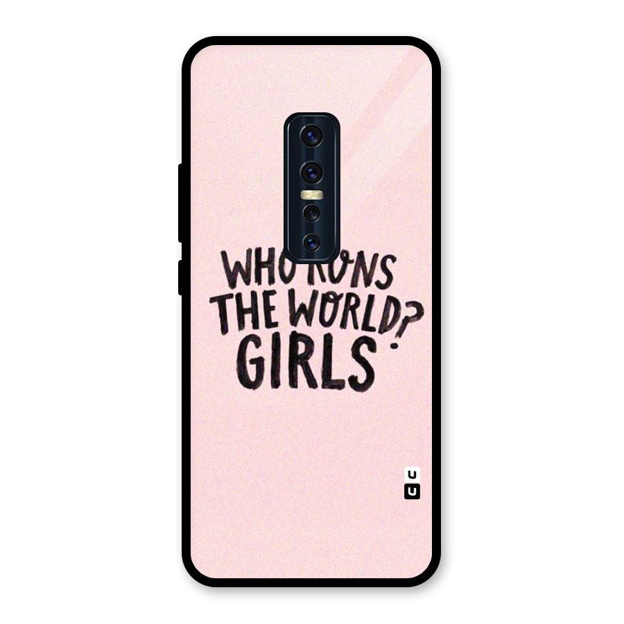 Girls World Glass Back Case for Vivo V17 Pro