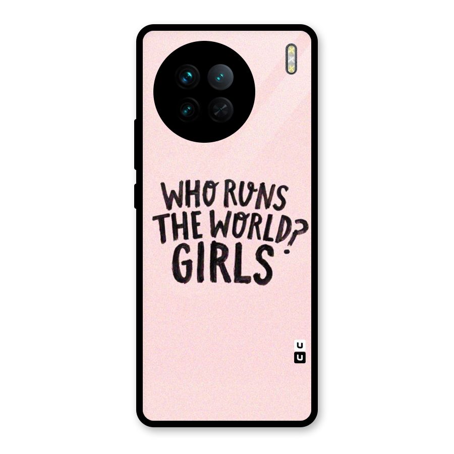 Girls World Glass Back Case for Vivo X90