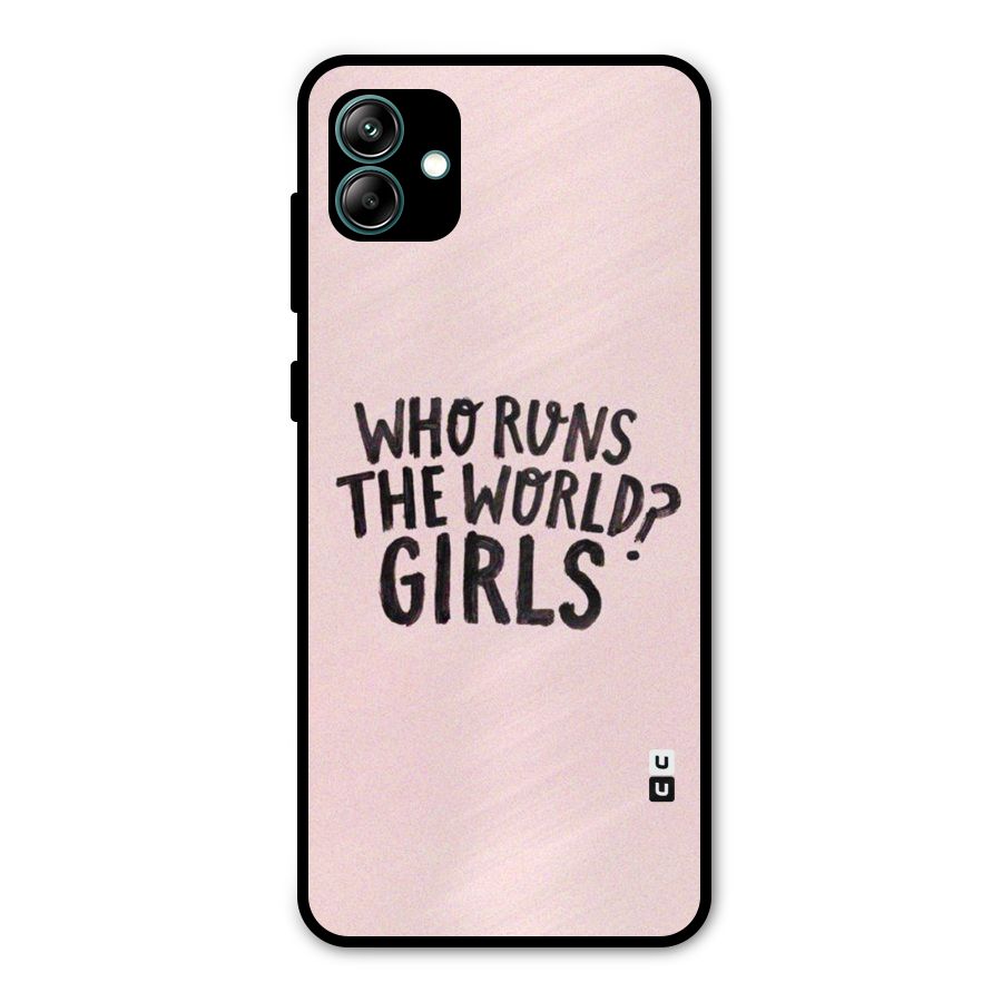 Girls World Metal Back Case for Galaxy A04