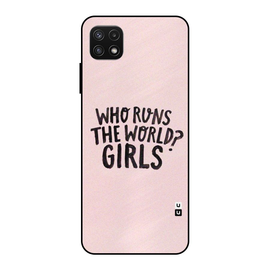 Girls World Metal Back Case for Galaxy A22 5G